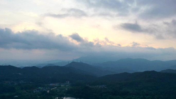 群山 云海  仙境 美景