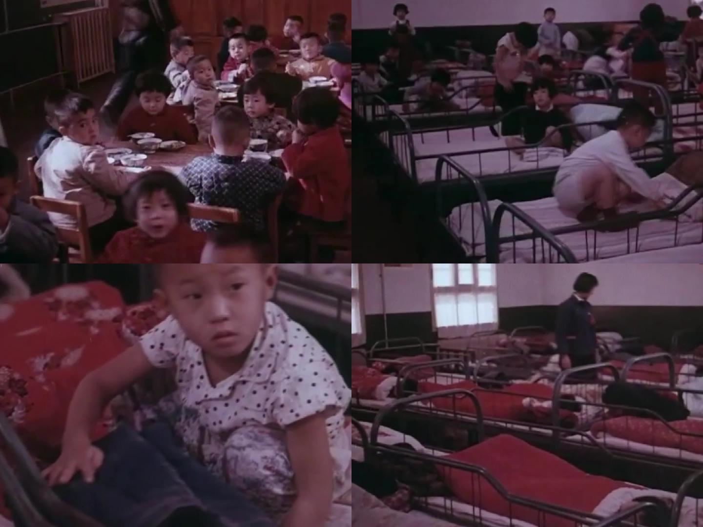 60年代儿童教育 、儿童午睡 、吃饭