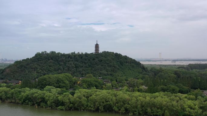 江苏镇江焦山景区风光