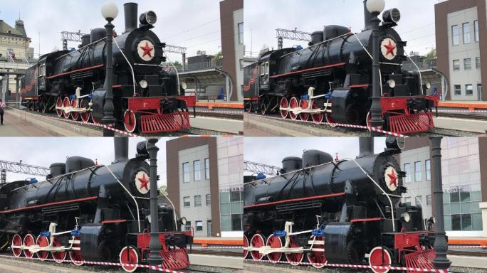 海参崴火车站纪念碑