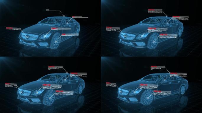 科技感汽车功能展示