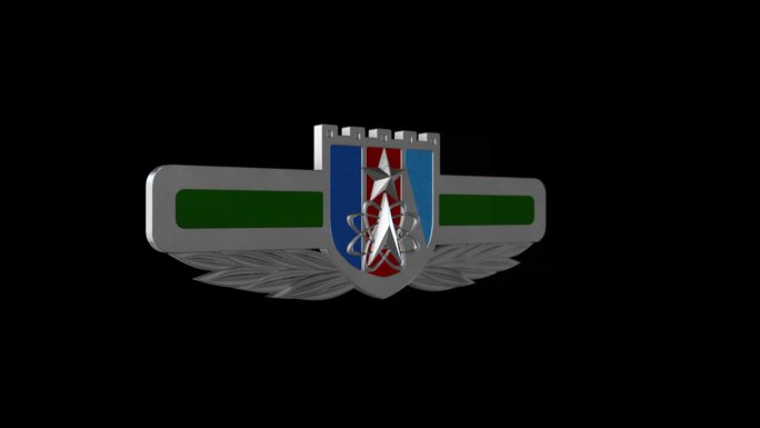 战略 部队 支援 解放军 徽章 标识
