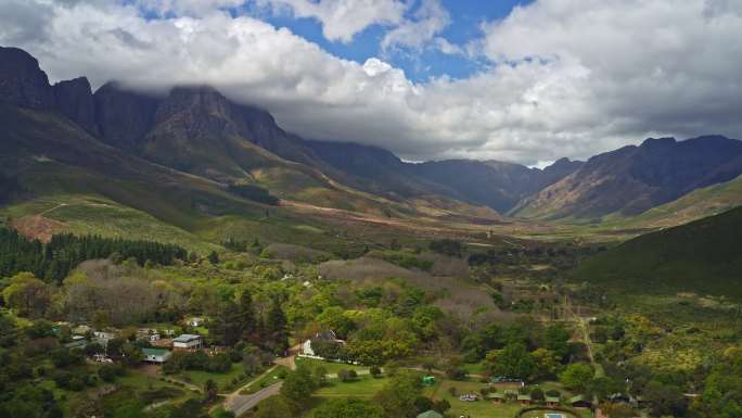 南非西开普省山谷风景