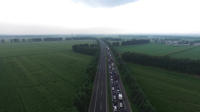 高速公路塞车 高速事故 塞车 高速塞车