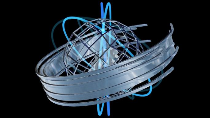 原创科技机械类球型视频素材
