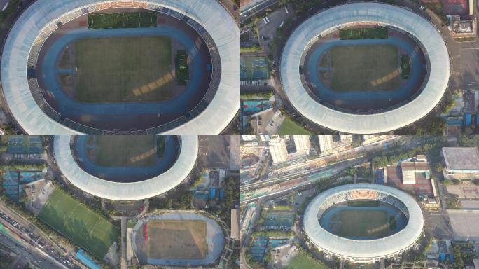 原创航拍  即将三旬的深圳体育场