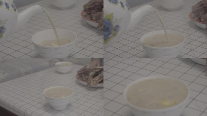 奶茶 酥油茶 藏族茶 茶 酥油