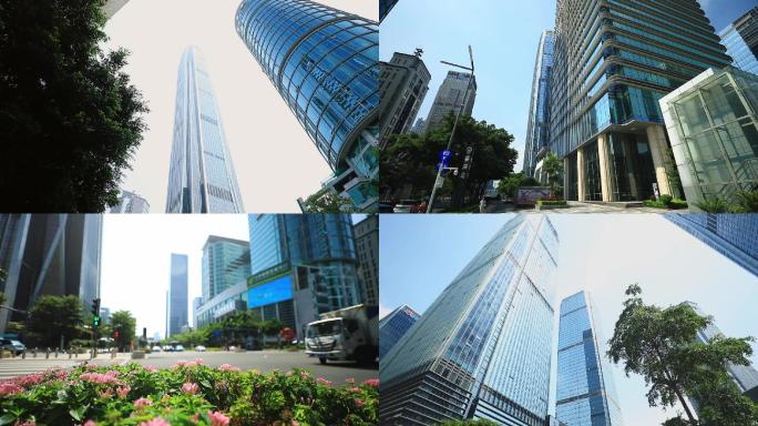 深圳福田金融中心街景