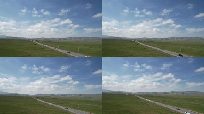 大草原公路行车