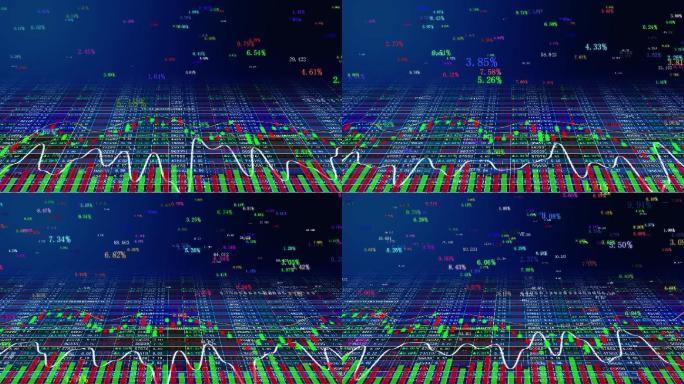财经栏目证券投资股价变化背景图表