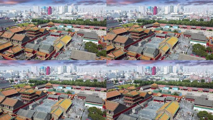 沈阳 和平区 地标 航拍素材 辽宁