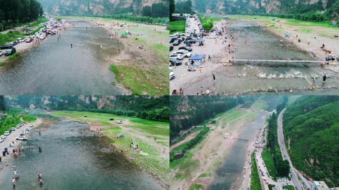 野三坡响水湾漂流露营基地