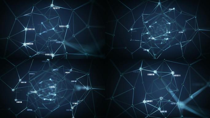 神经网络人工智能高科技科技智能智慧连接链