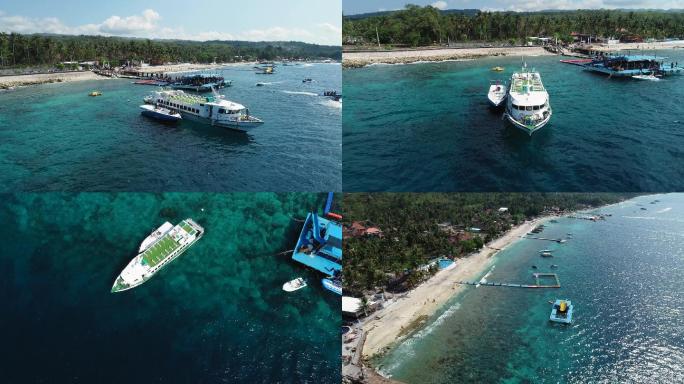 巴厘岛游轮快艇游客