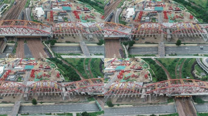 拆除中的郑州彩虹桥