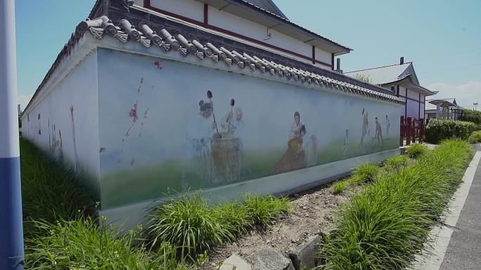少数民族村落朝鲜族特色村寨朝鲜族建筑