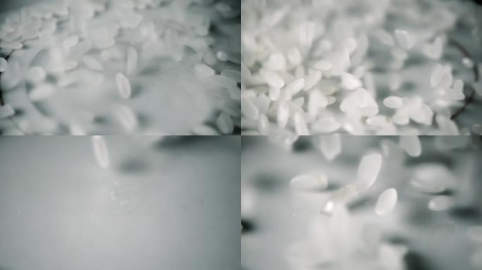 跳动的大米食材升格视频