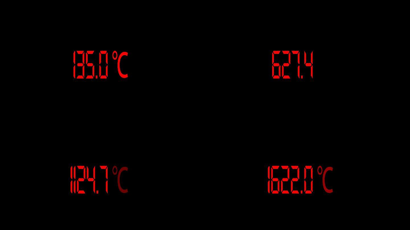 温度数字显示