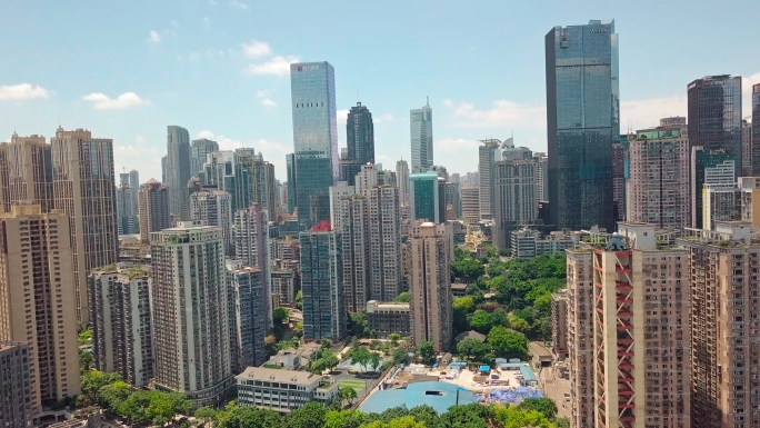 重庆4k航拍城市素材
