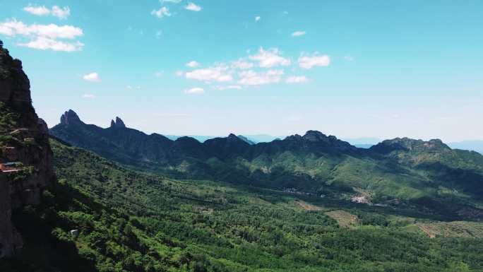 太行山.风景.瀑布.航拍