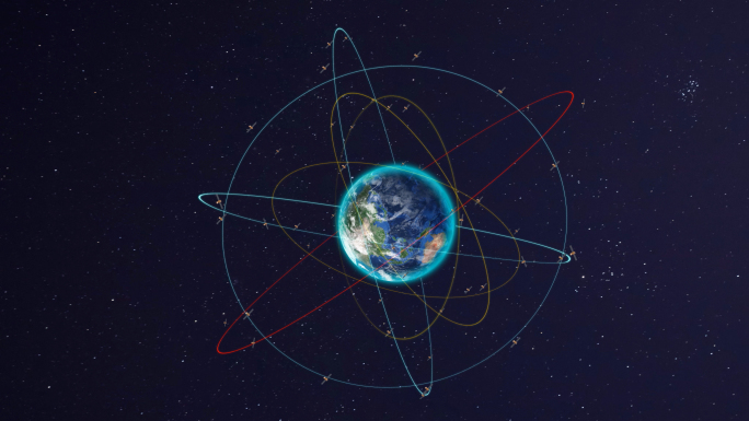 遥感通信卫星北斗视频素材