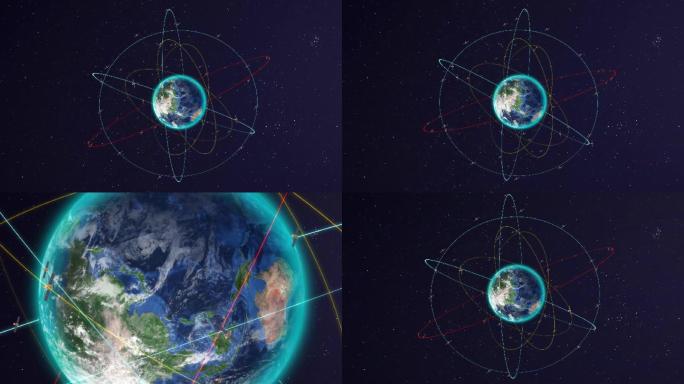 遥感通信卫星北斗视频素材