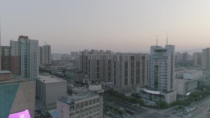 航拍临汾尧都区D-log