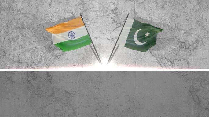 巴基斯坦和印度国旗