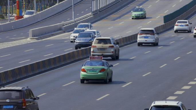 4K慢动作升格车流