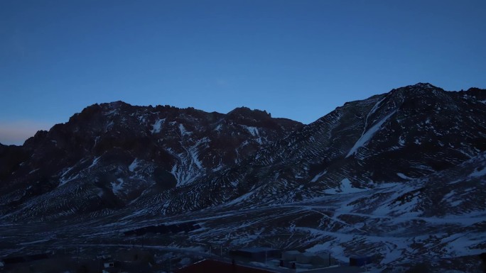 高原雪山延时