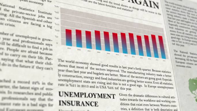 失业率报纸头条新闻