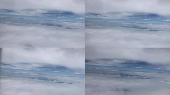 云层航拍拍摄
