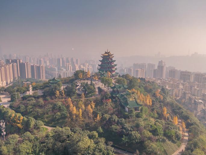 重庆鸿恩寺航拍延时