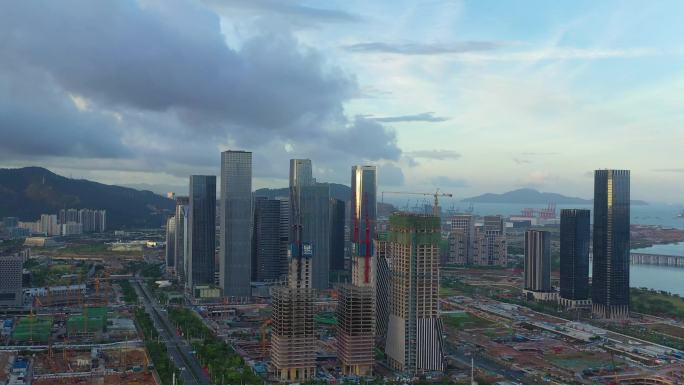 4K航拍  未来中国的“曼哈顿”深圳前海