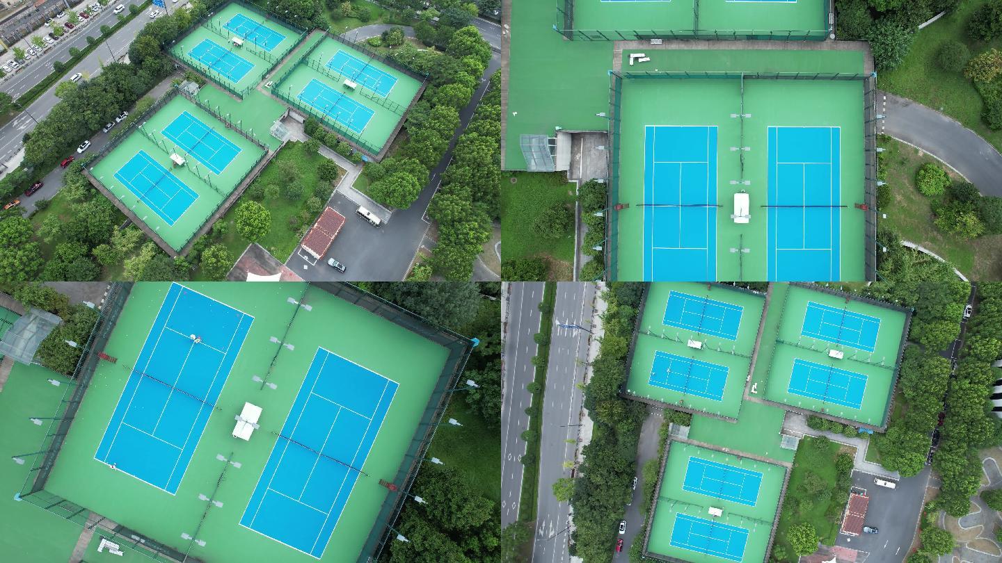 露天网球场体育场所公共运动设施