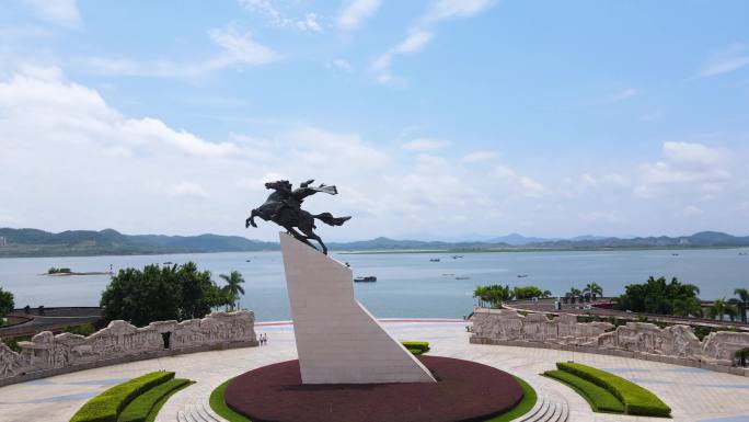 4K航拍防城港西湾风景区