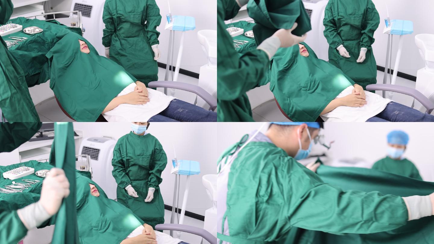 种植牙手术医生术前准备手术50帧