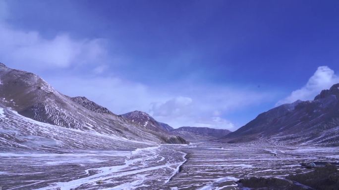 高原雪山延时