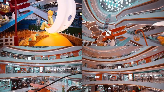 4K商场童话意境实景布景唯美移动空镜
