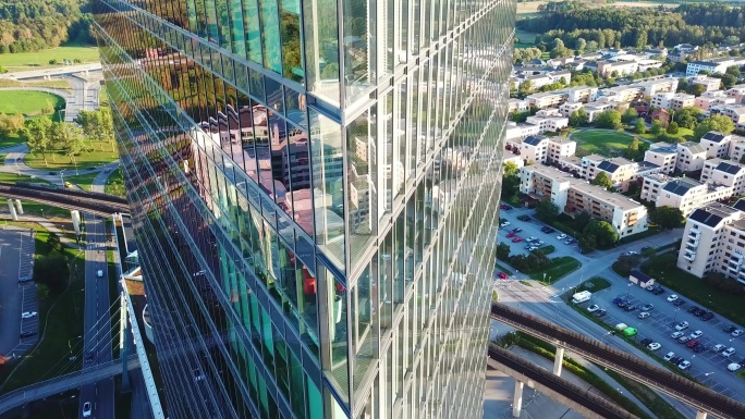 现代玻璃钢建筑