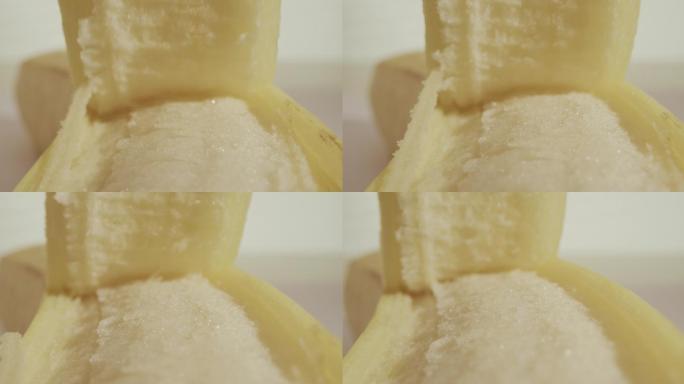 剥香蕉过程
