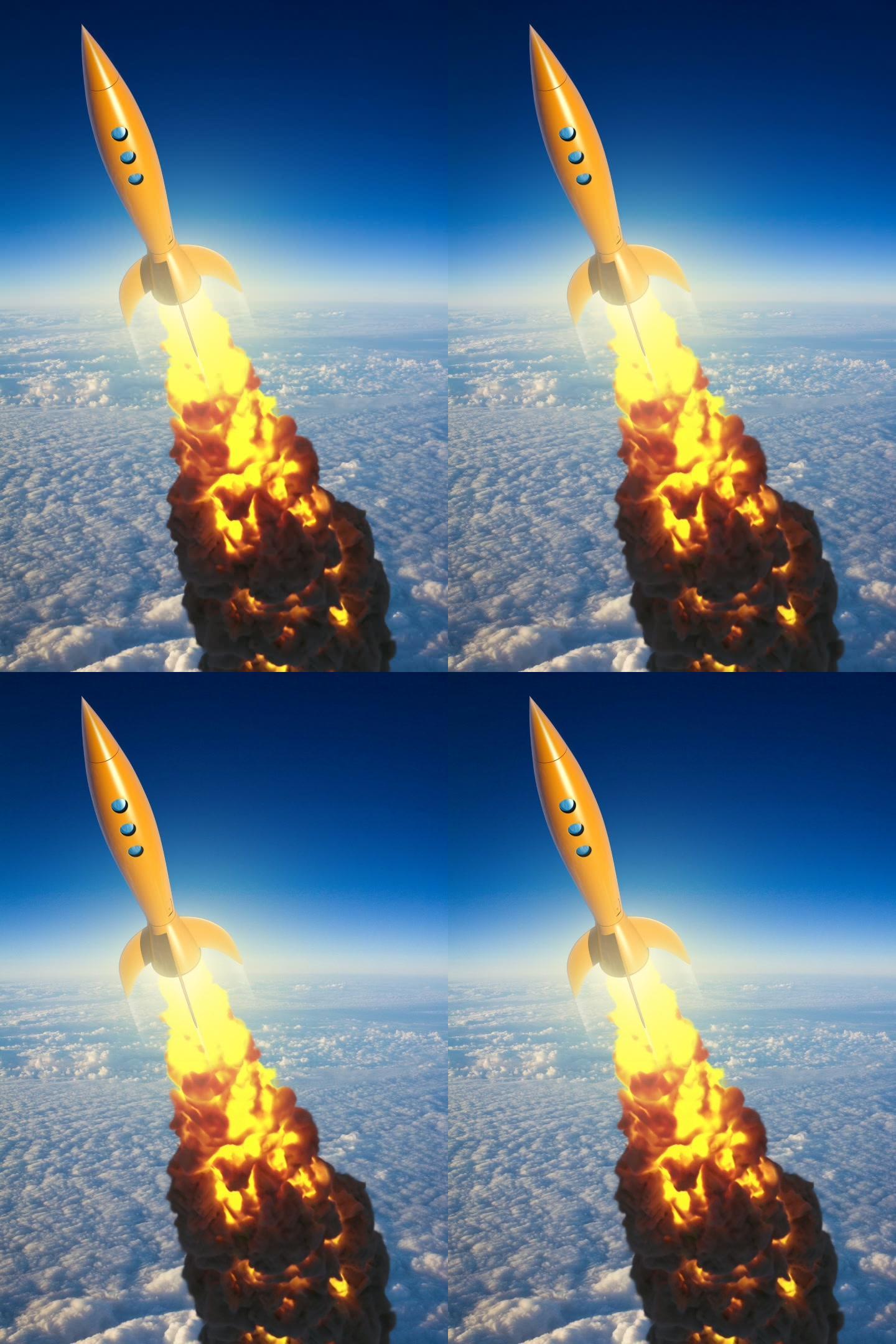 火箭上天