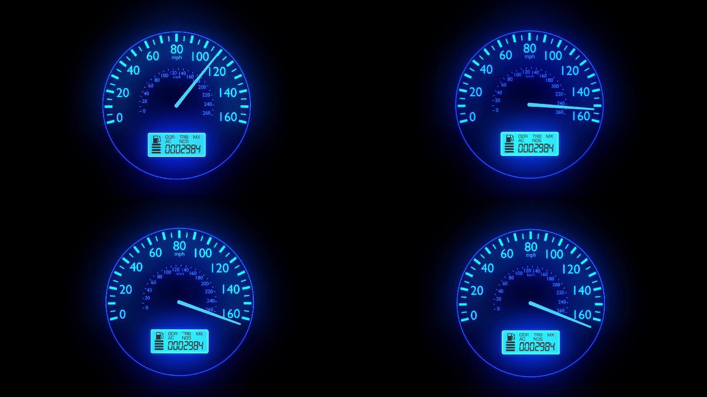 车速表快速汽车车速仪表板加速英里