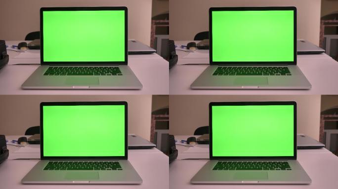 笔记本电脑绿色屏幕