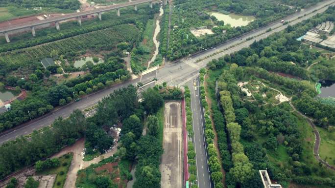 公路 空旷 疫情 南京 无人 街道 航拍