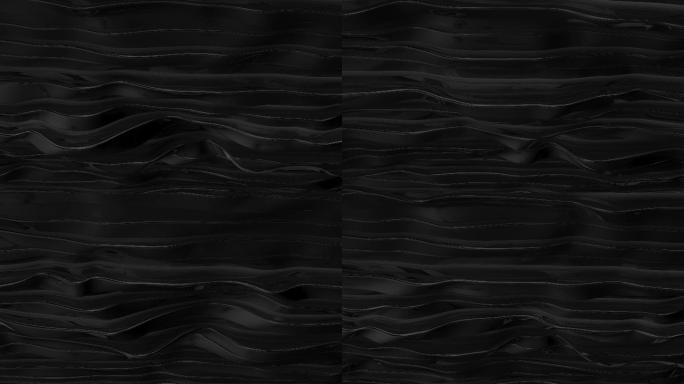 4K黑色抽象流体LED背景