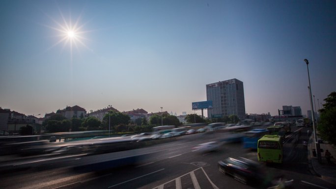 【原创】苏州向阳桥交通延时摄影