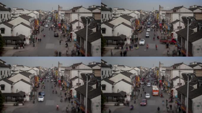 【原创】苏州民国一条街移轴摄影 延时摄影