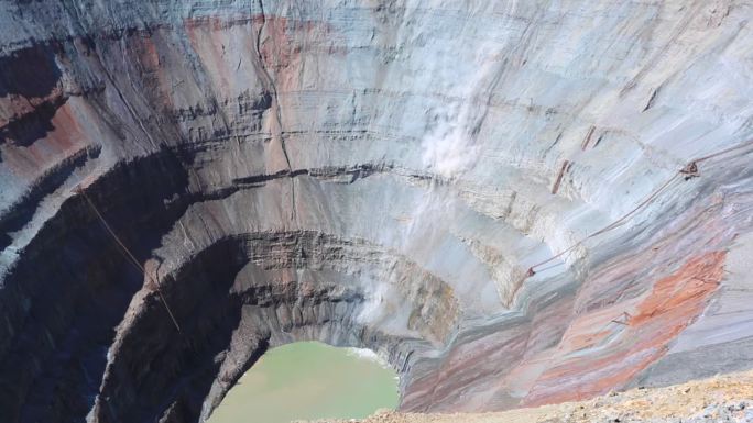 萨哈共和国迪蒙矿天坑深坑修复挖掘环境保护