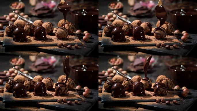 制作纯素巧克力块